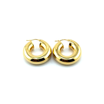 Argollas (chunky) en Oro 10K