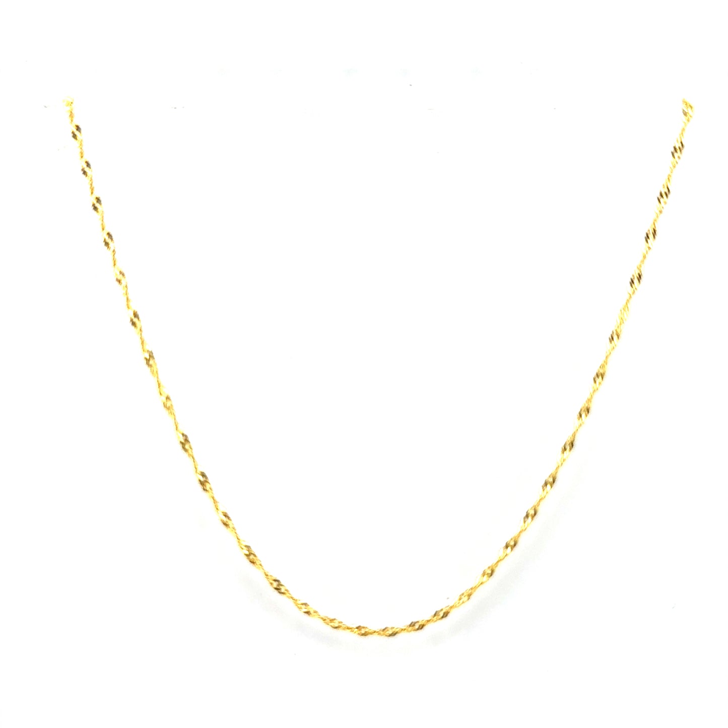 Cadena (singapur) en Oro 10K (50cm)