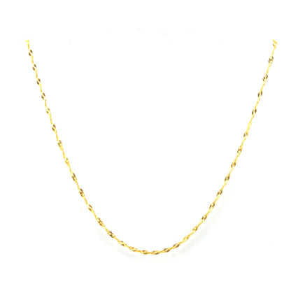 Cadena (singapur) en Oro 10K (50cm)