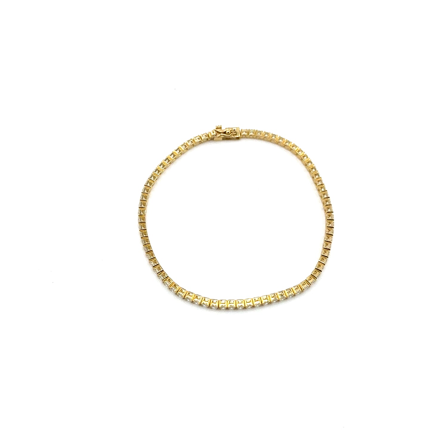 Pulsera Tennis en Oro 10K con circones