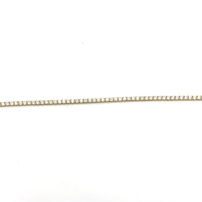 Pulsera Tennis en Oro 10K con circones