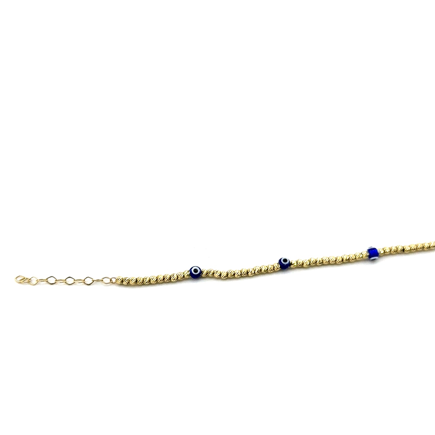 Pulsera (ojo con bolitas) en Oro 10K