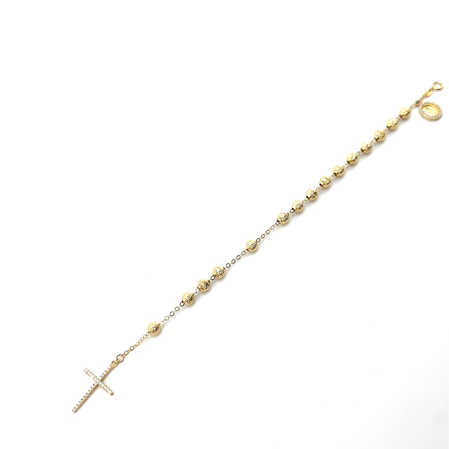 Pulsera (Rosario) en Oro 10K