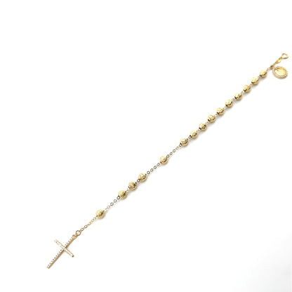 Pulsera (Rosario) en Oro 10K