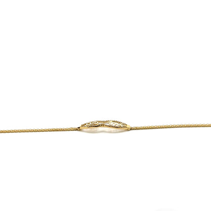 Pulsera Quinceaños en Oro 10K con Circones