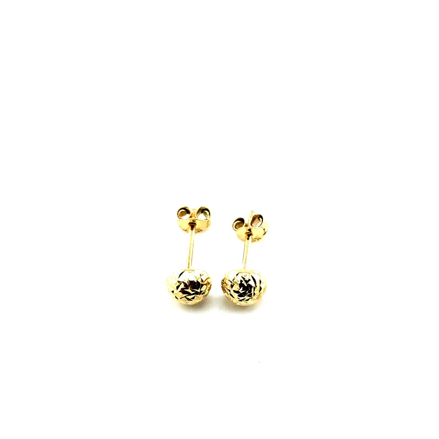 Aretes (media bolita 5mm) en Oro 10K