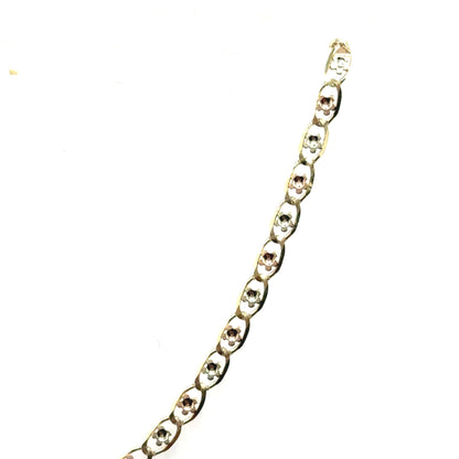 Cadena (marina) en Oro 10K Tres Tono