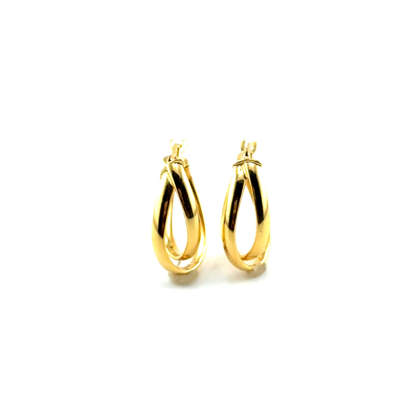 Argollas (ovalo) en Oro 10k