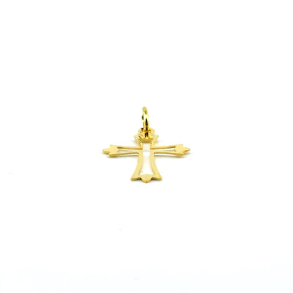 Dije Cruz en Oro 10K