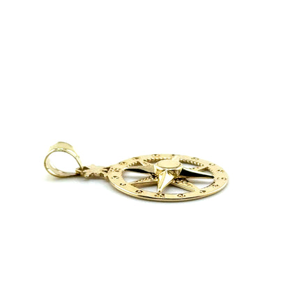 Dije Brujula en Oro 10K