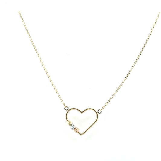 Collar (corazon) en Oro 10K