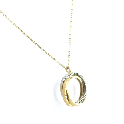 Collar (circulos) en Oro 10K