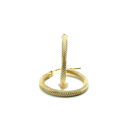 Argollas (matte) en Oro 10K