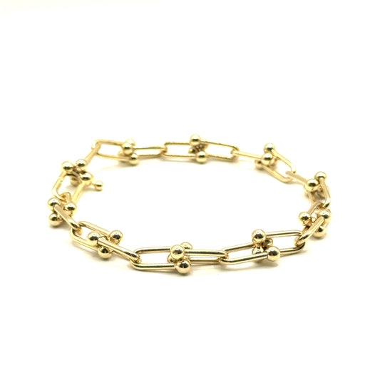 Pulsera (Eslabones) en Oro 10K