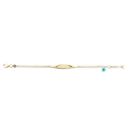 Pulsera ID (ojo) en Oro 10K