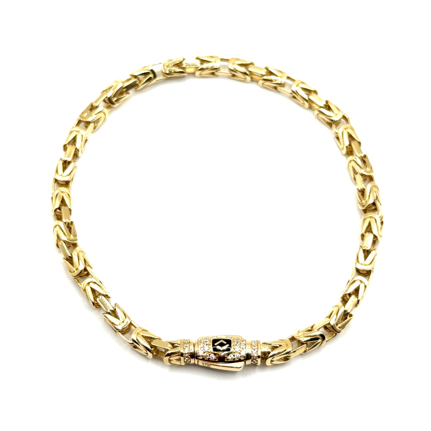 Pulsera Bizantina en Oro 10K