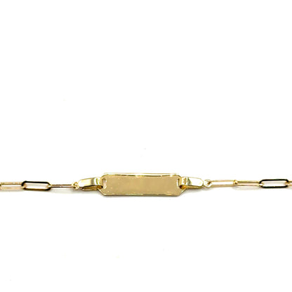Pulsera ID (clip) en Oro 10K