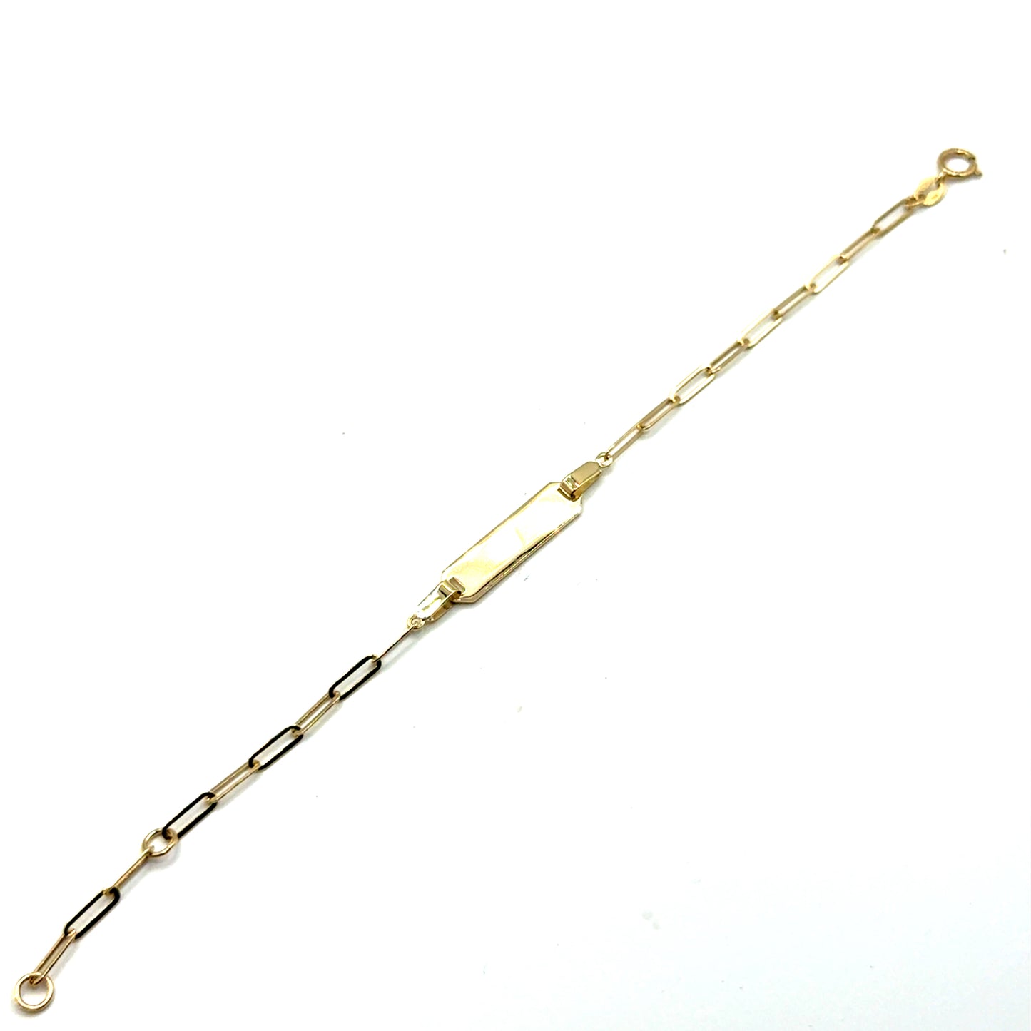 Pulsera ID (clip) en Oro 10K