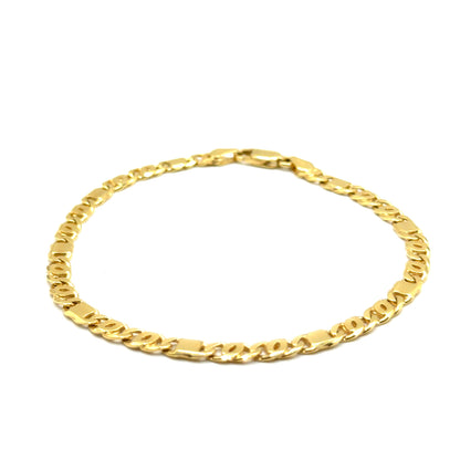 Pulsera Marina (maciza) en Oro 10K
