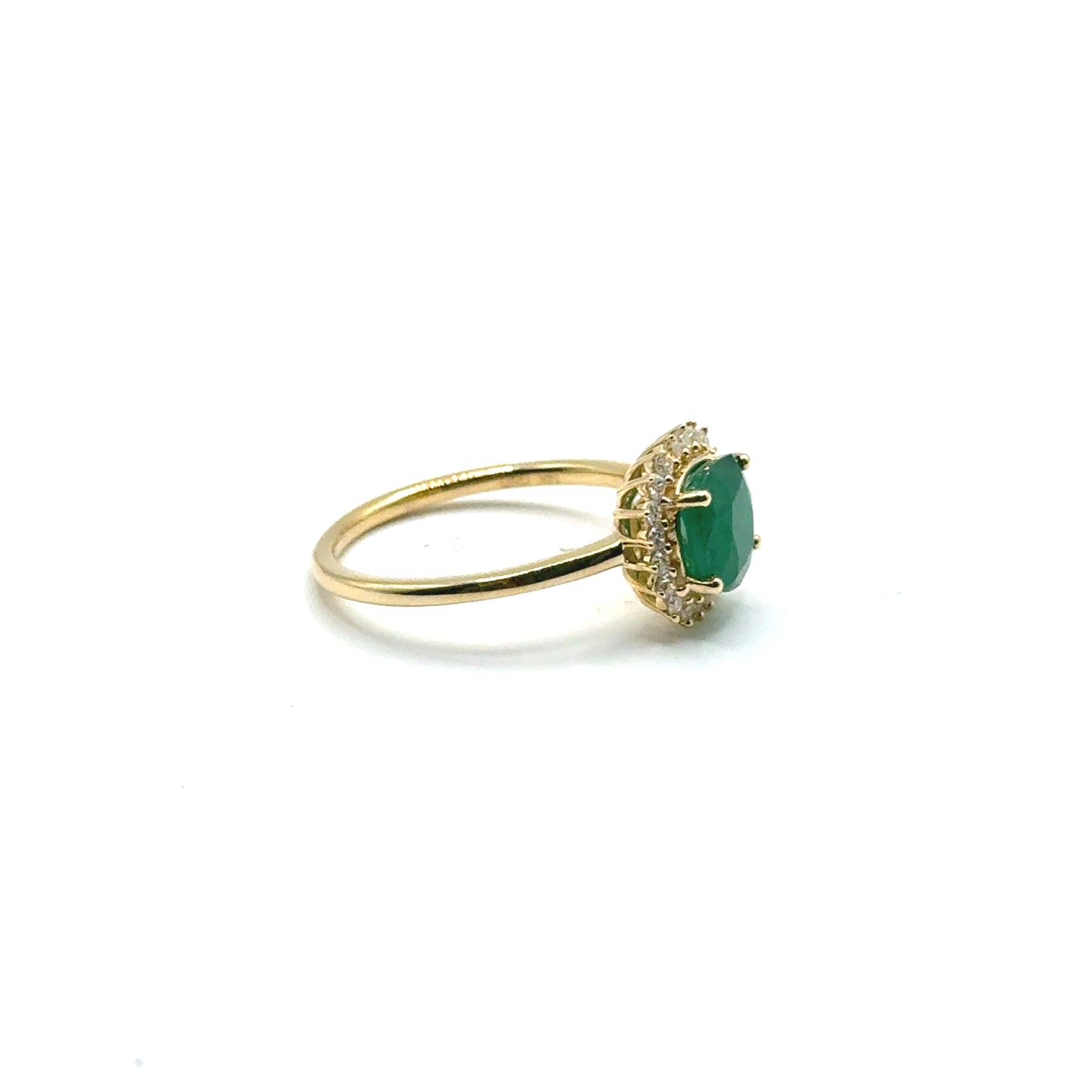 Anillo de Esmeralda en oro 14K
