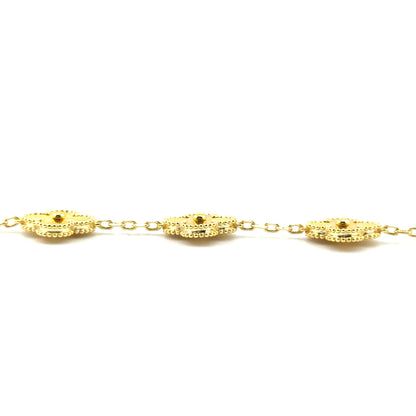Pulsera (trébol) en Plata
