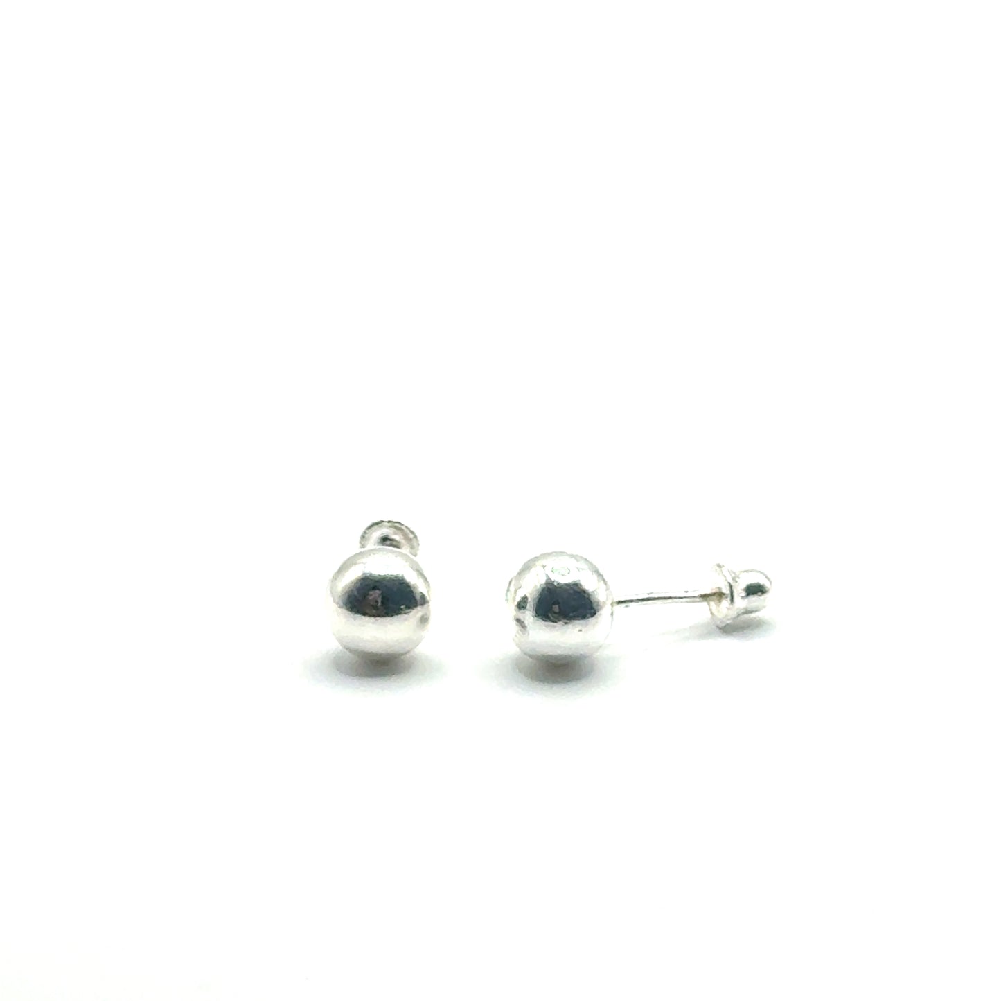 Aretes Bolitas (6mm) en Plata 925