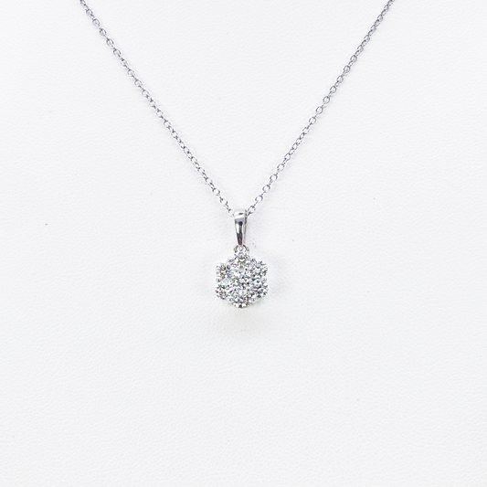 Dije de Diamantes en Oro 10K