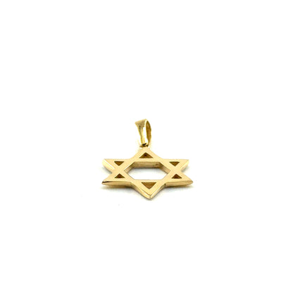 Dije Estrella de David en Oro 14K