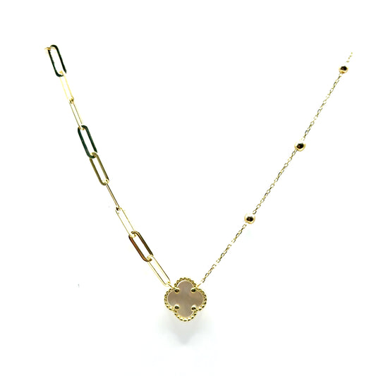 Collar (Trebol) en Oro 10K