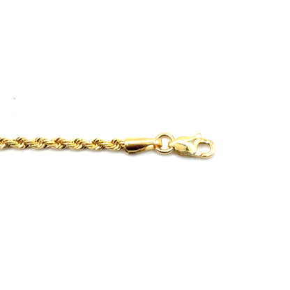 Pulsera Cordon en Oro 10K (2.5mm)