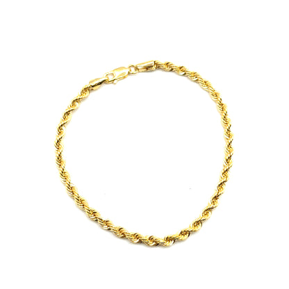 Pulsera Cordon en Oro 10K (3mm)