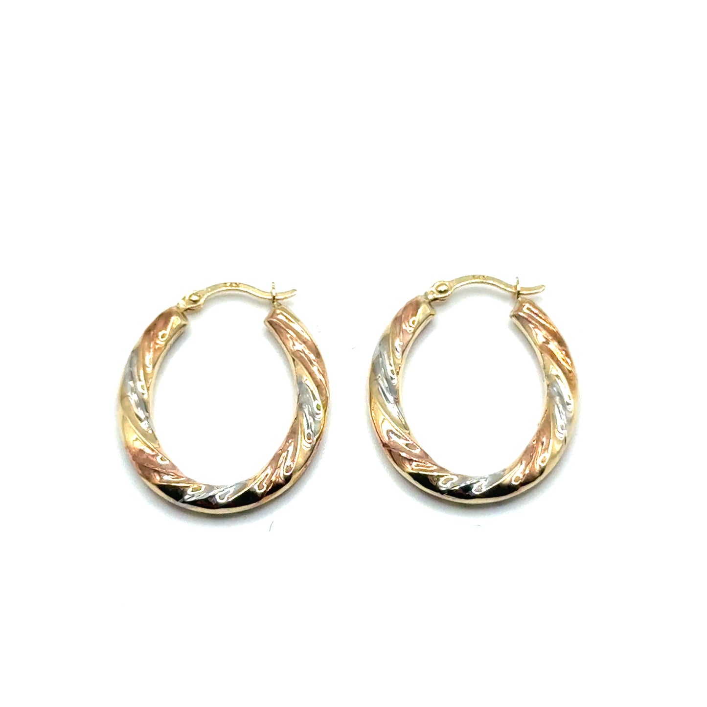 Argollas en Oro 14K (tres tono)