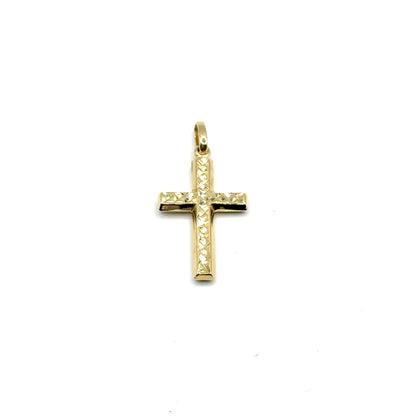 Dije (Cruz) en Oro 14K