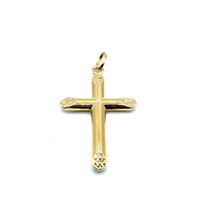 Dije (Cruz) en Oro 14K (dos tonos)