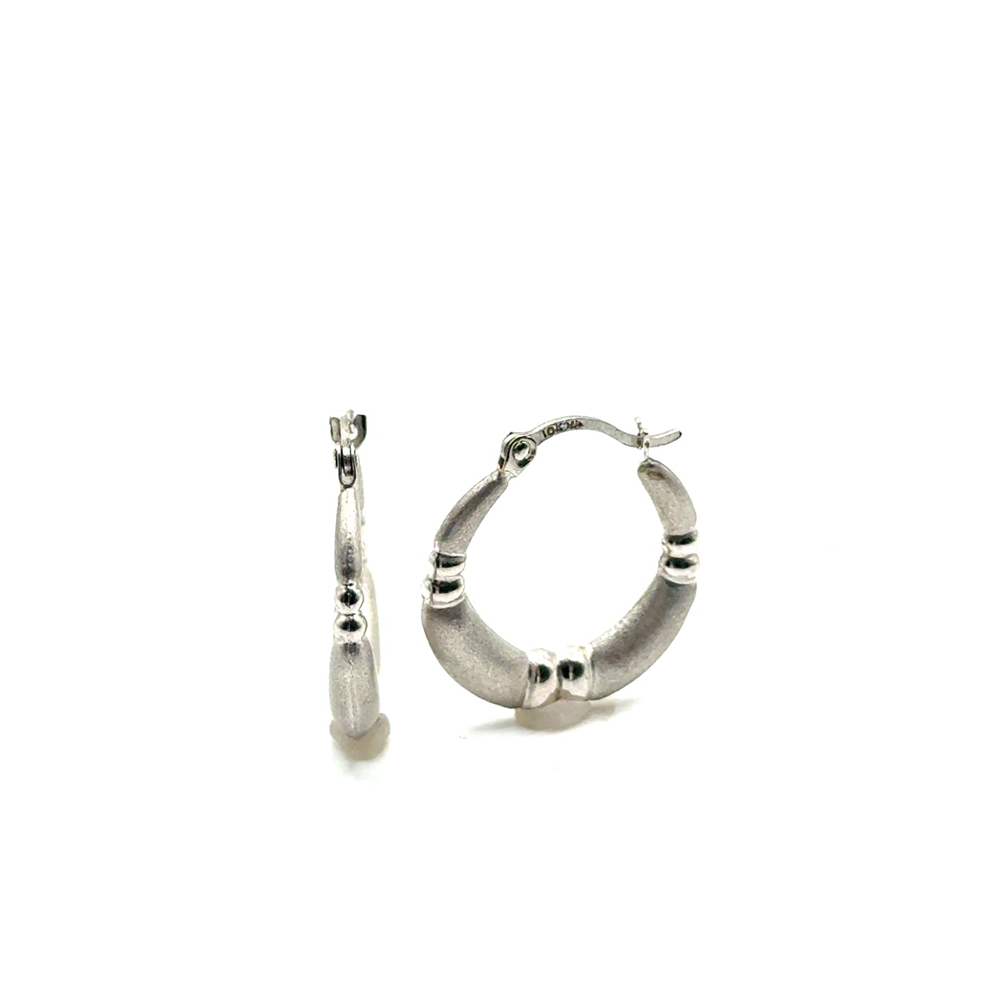 Argollas en Oro Blanco 10K