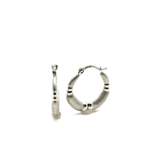 Argollas en Oro Blanco 10K