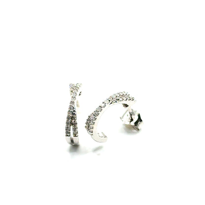 Aretes de Diamantes Laboratorios en Plata 925
