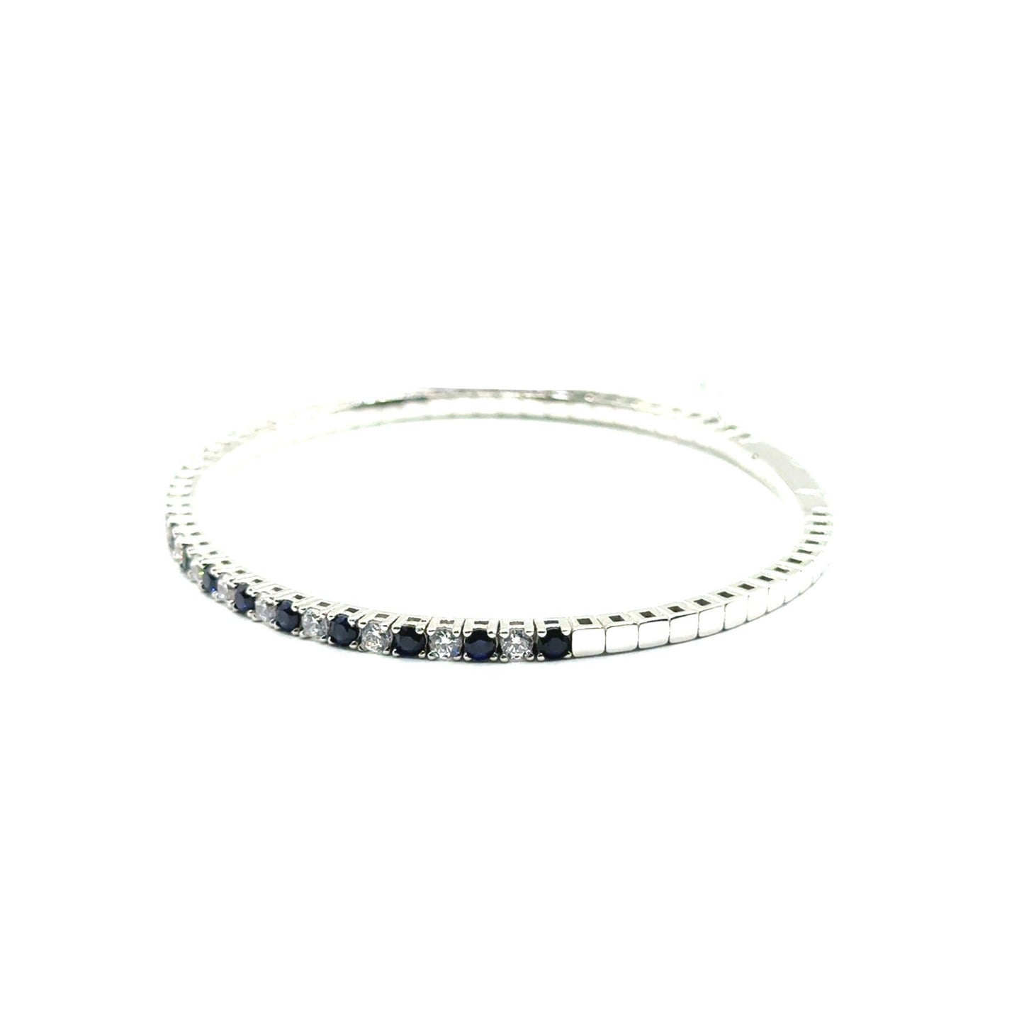 Caña Flexible de Zafiro en Plata 925 (2.0cts)