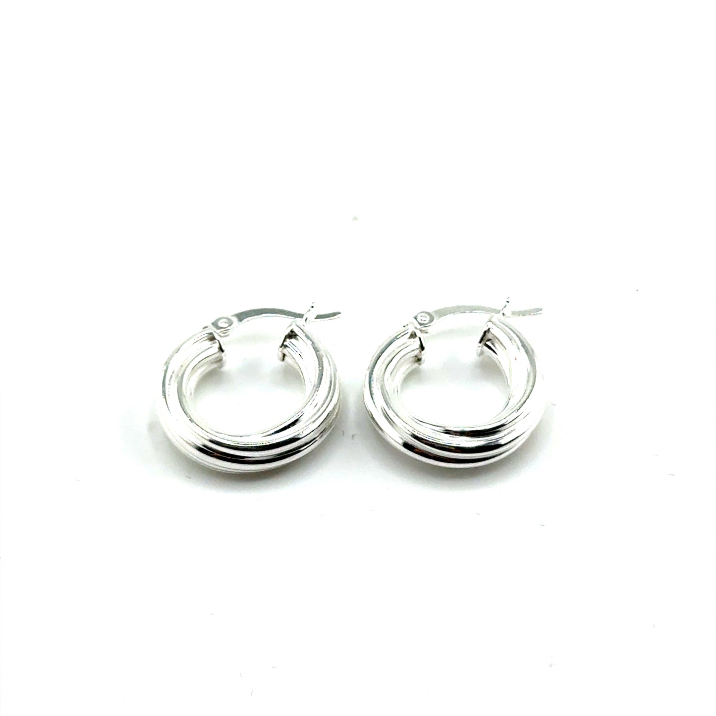 Argollas (retorcidos) en Plata