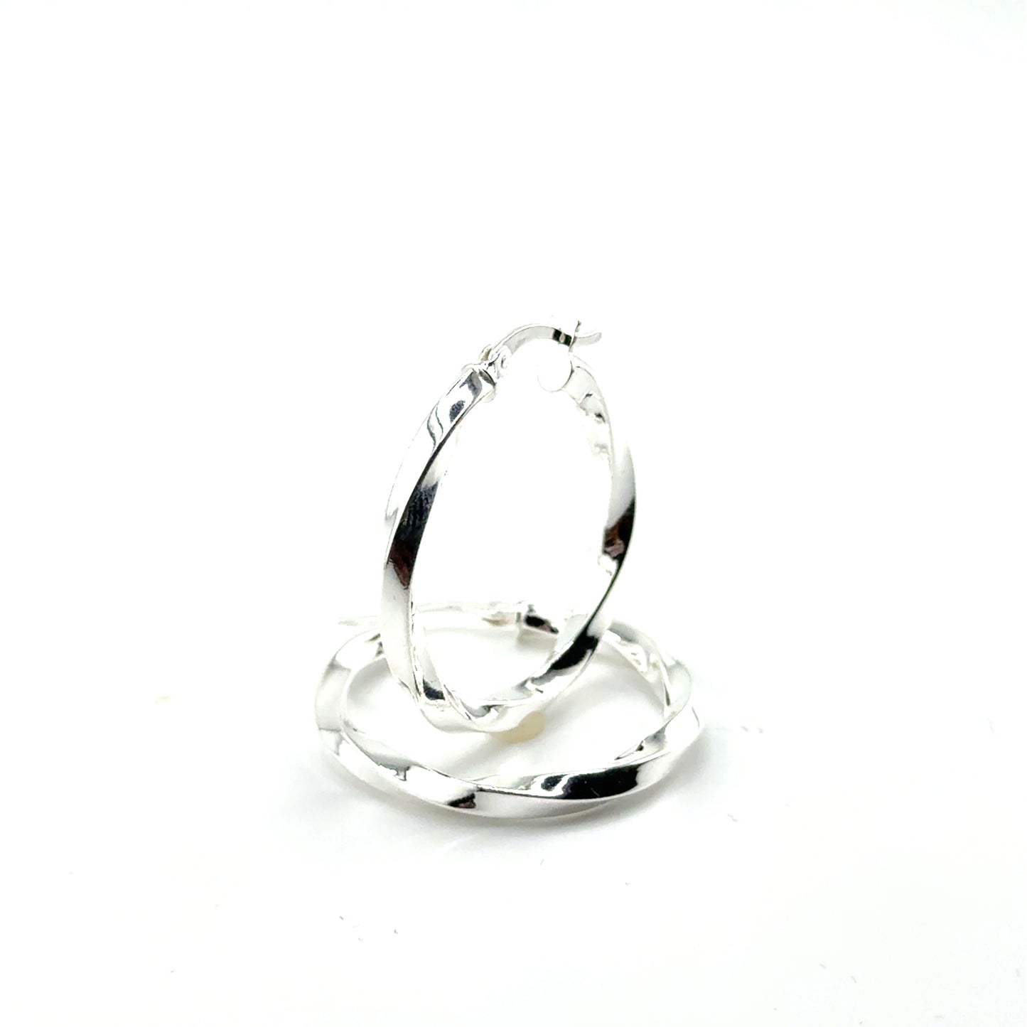 Argollas (retorcidos) en Plata
