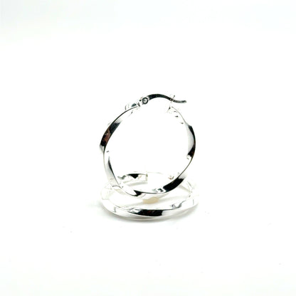 Argollas (retorcidos) en Plata