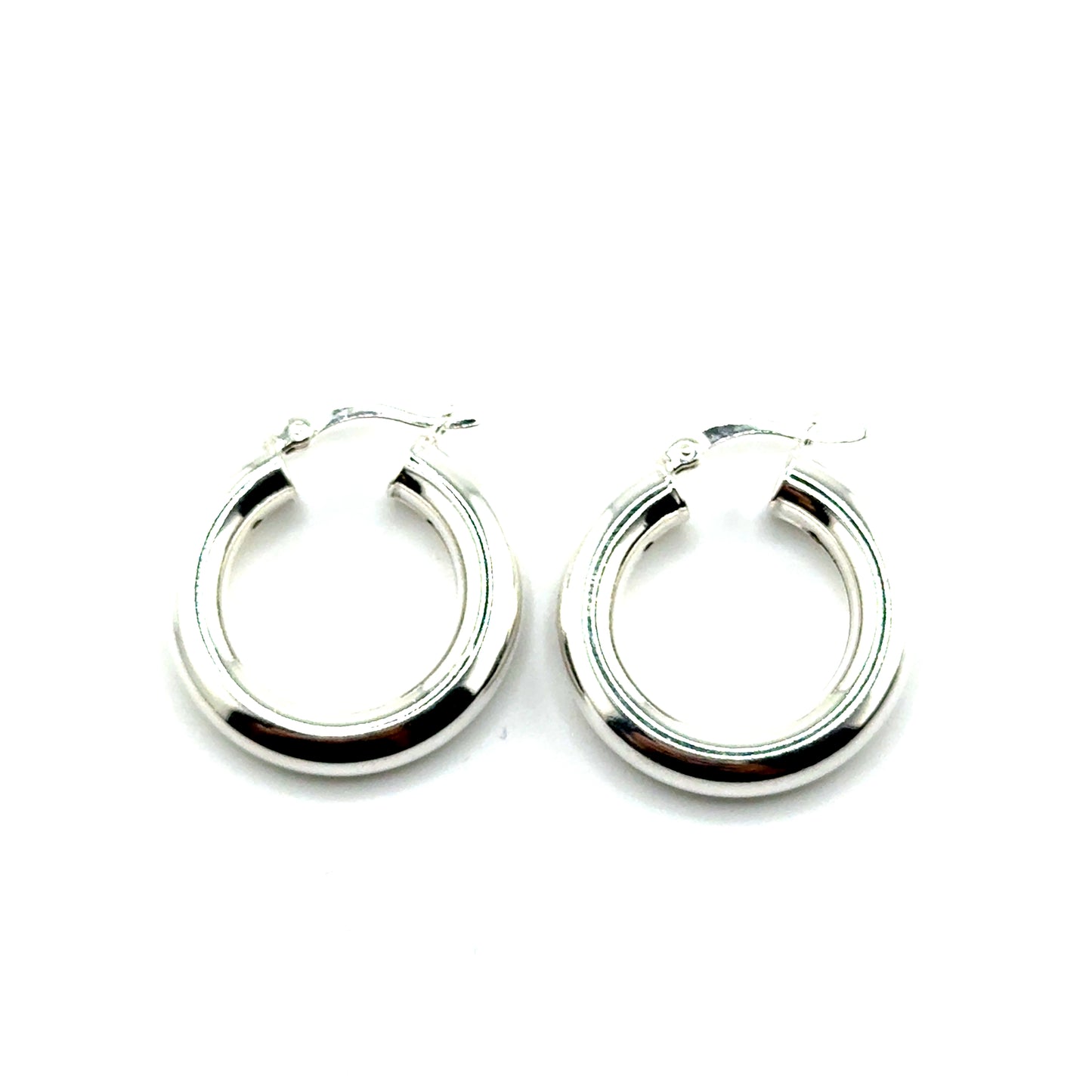 Argollas (chunky) en Plata