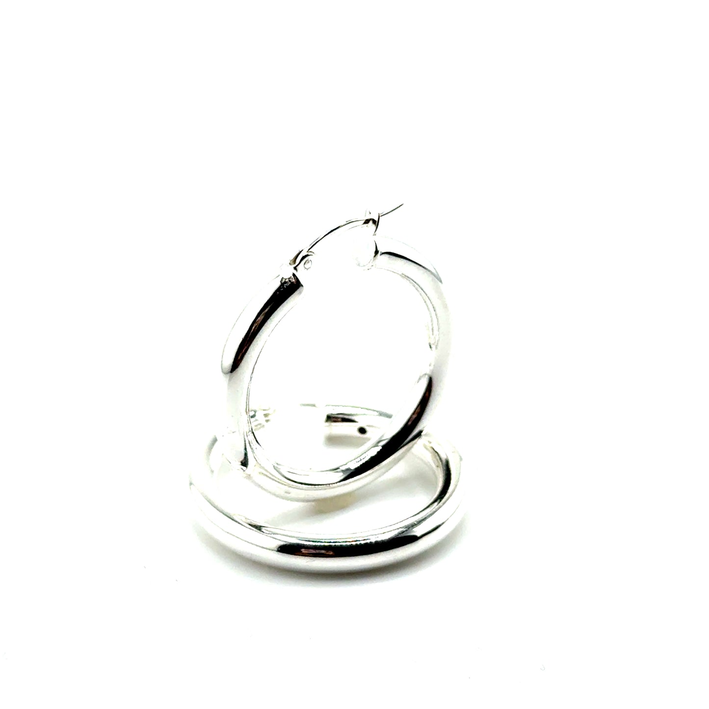 Argollas (chunky) en Plata