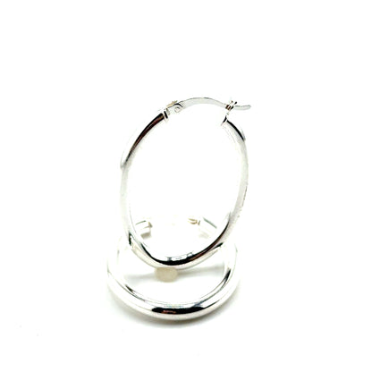 Argollas (ovalo) en Plata