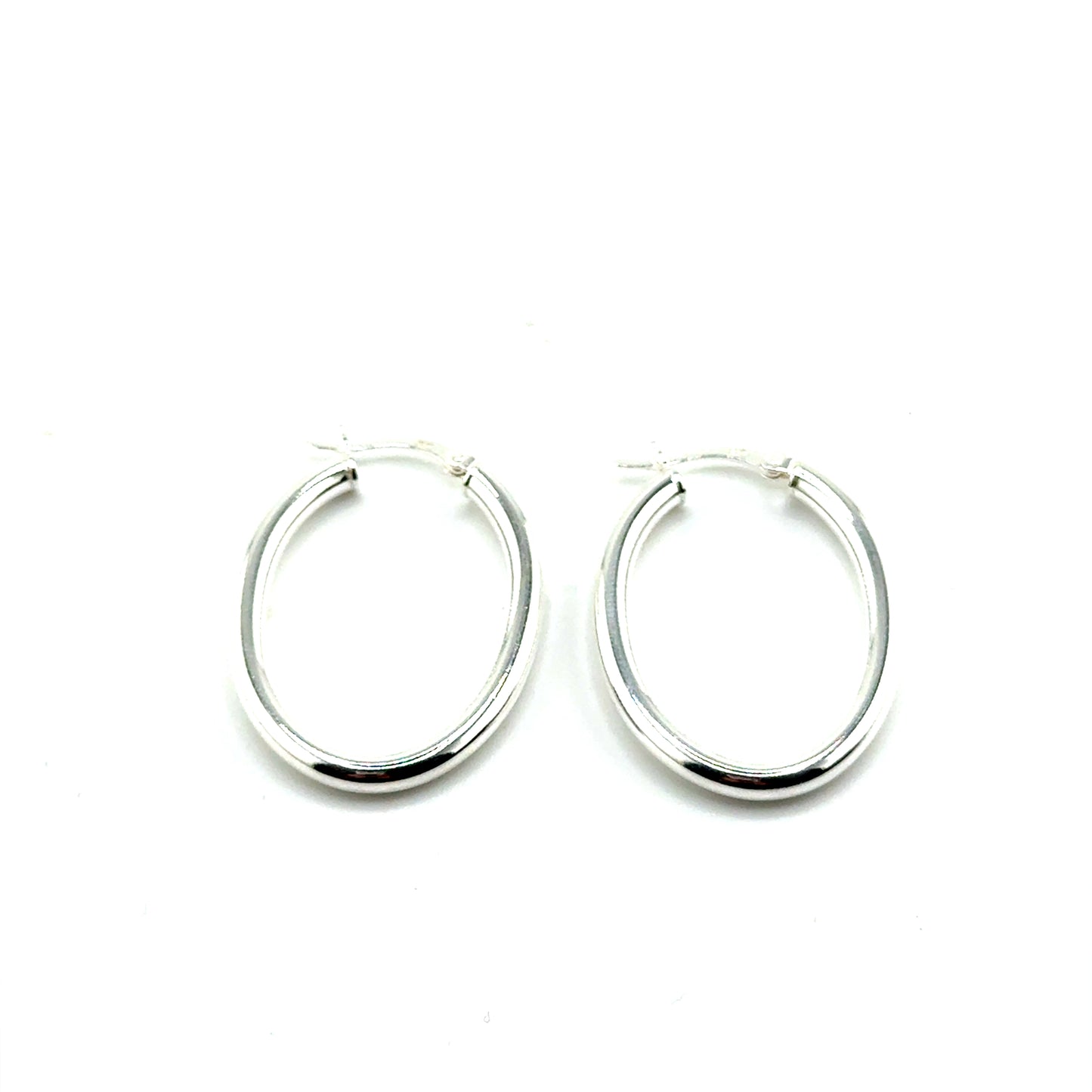 Argollas (ovalo) en Plata