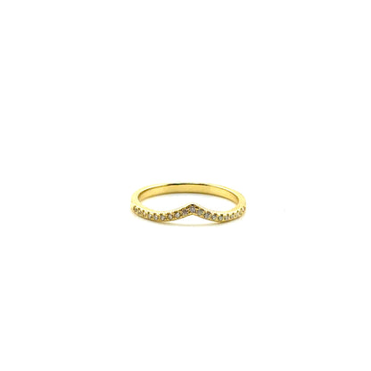 Anillo de boda de Moissanita en Plata