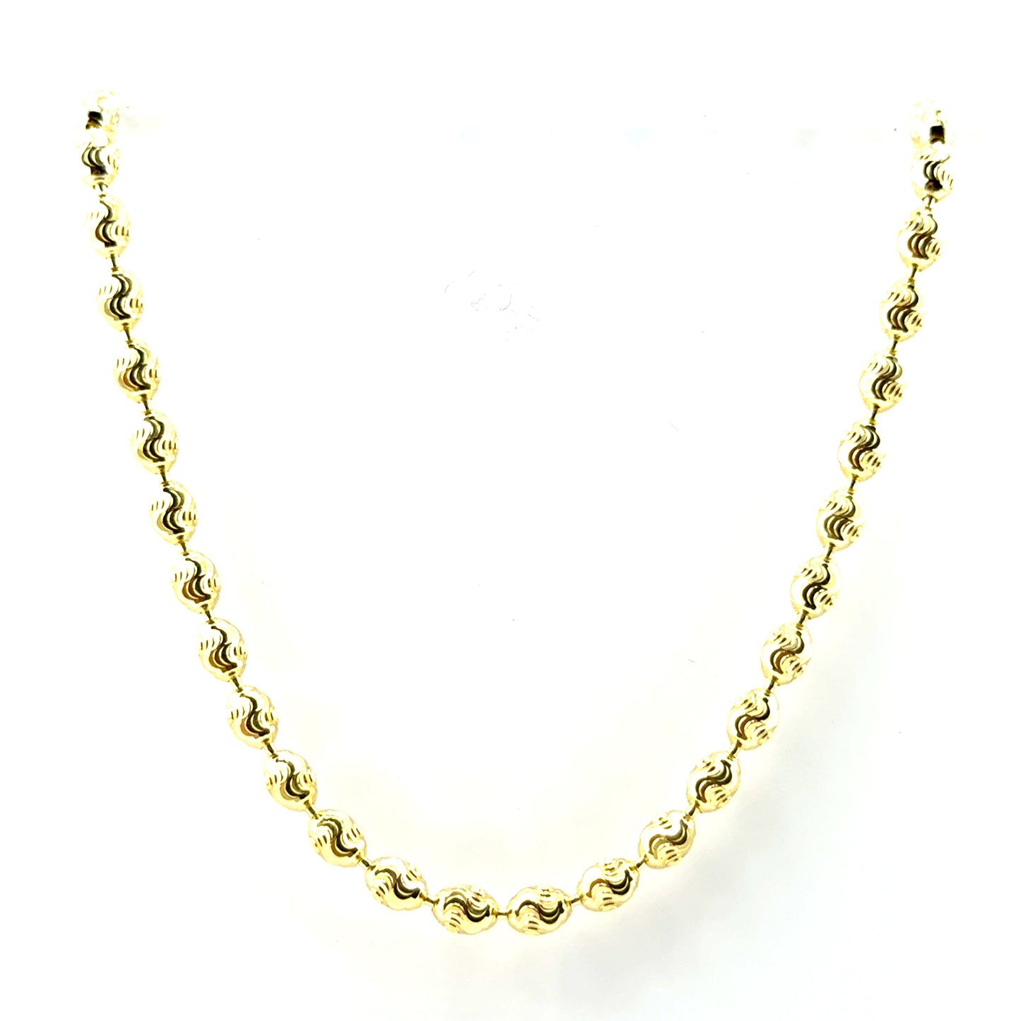 Cadena Bolitas (55cm) en Plata (bañado)