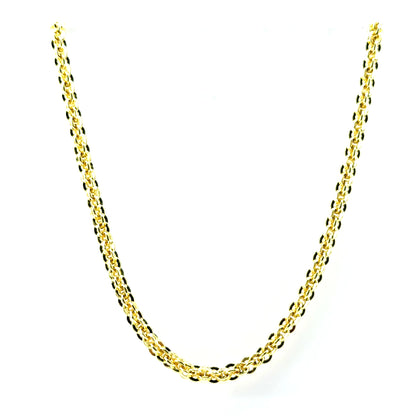 Cadena Rolo en Plata (bañado)