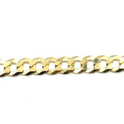 Pulsera Gourmet (9mm) en Plata con Baño de Oro