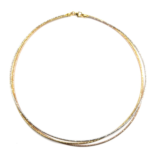 Collar Omega (3 vueltas) Bañado